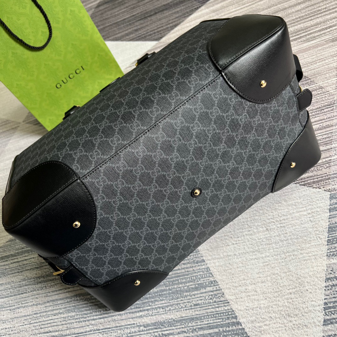 Gvc*1 Duffle Bag With Interlocking G Black 16.5in/42cm ‎696014 92THF 1000