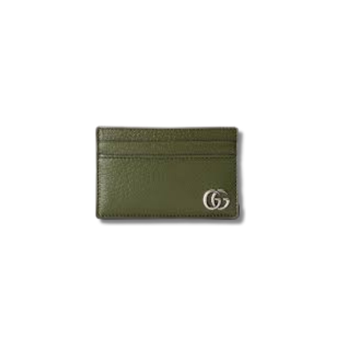 Gvc*1 GG Marmont Card Case Green For Men 4.2in/11cm ‎‎‎657588 DJ20F 3352