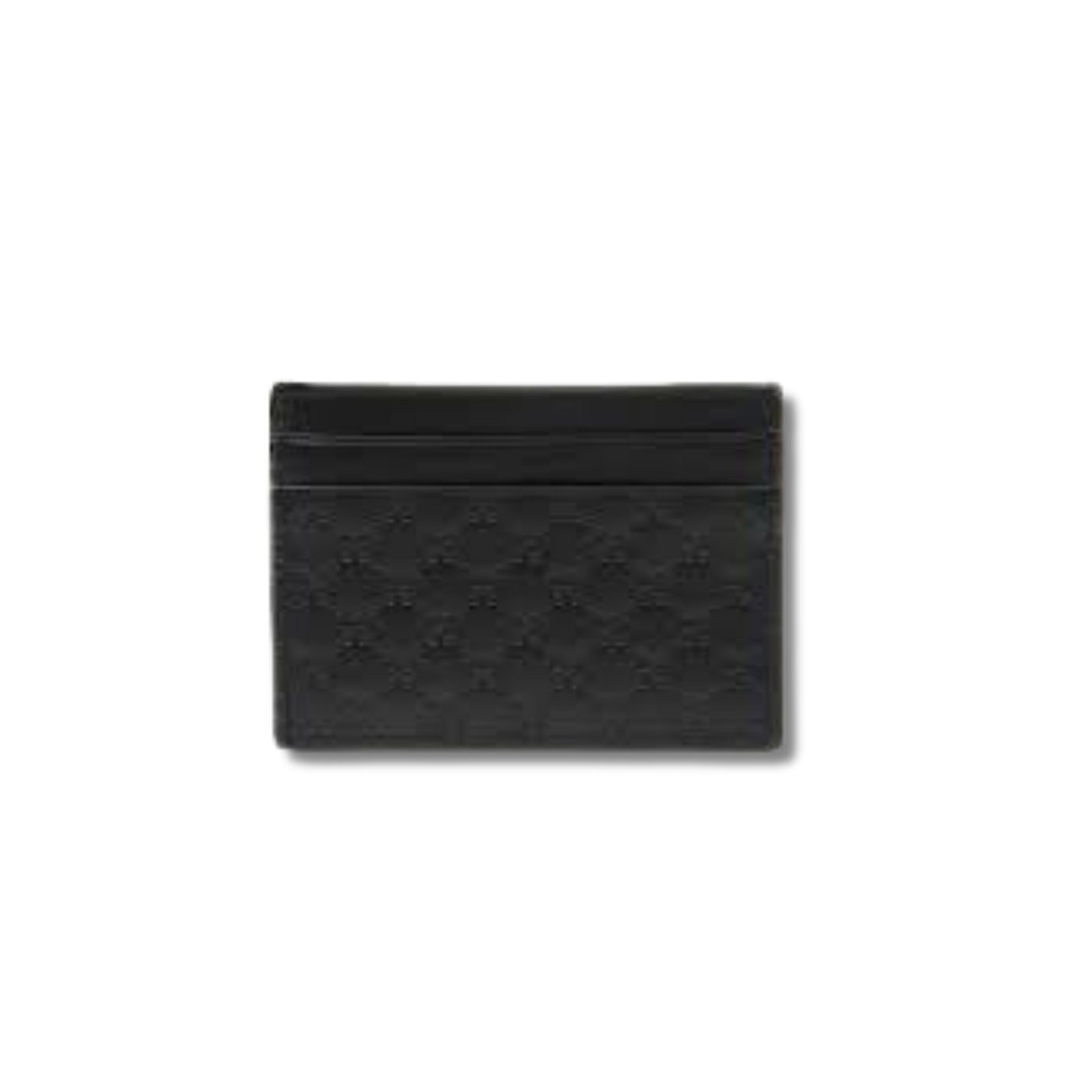 Gvc*1 GG Ssima Card Case Black For Men 3.9in/10cm ‎‎‎262837 BMJ1N 1000