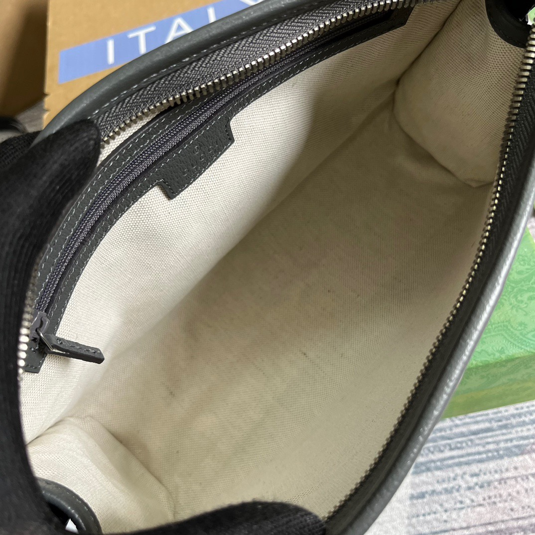 Ophidia GG Toiletry Case Svp*me Canvas Grey 11.2in/28.5cm ‎‎‎598234 UULBN 1244