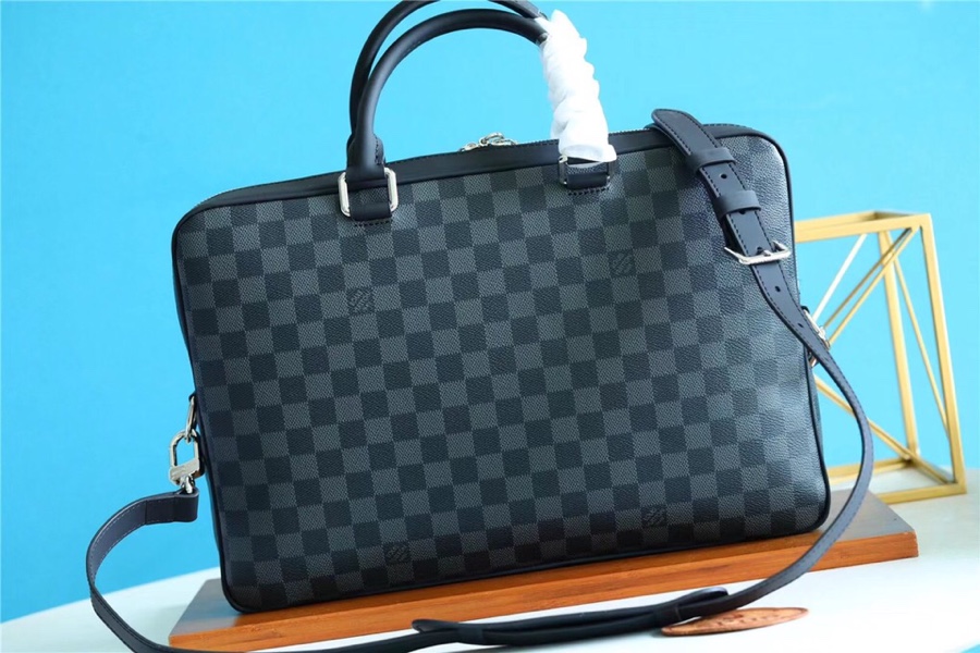 Porte Documents Jour Damier Gray For Men 14.6in/37cm N50200