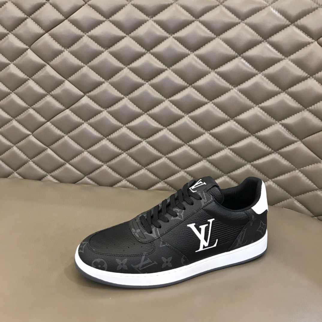 L0vis Vvtt0n Rivoli Sneaker Monogram Canvas Black For Men