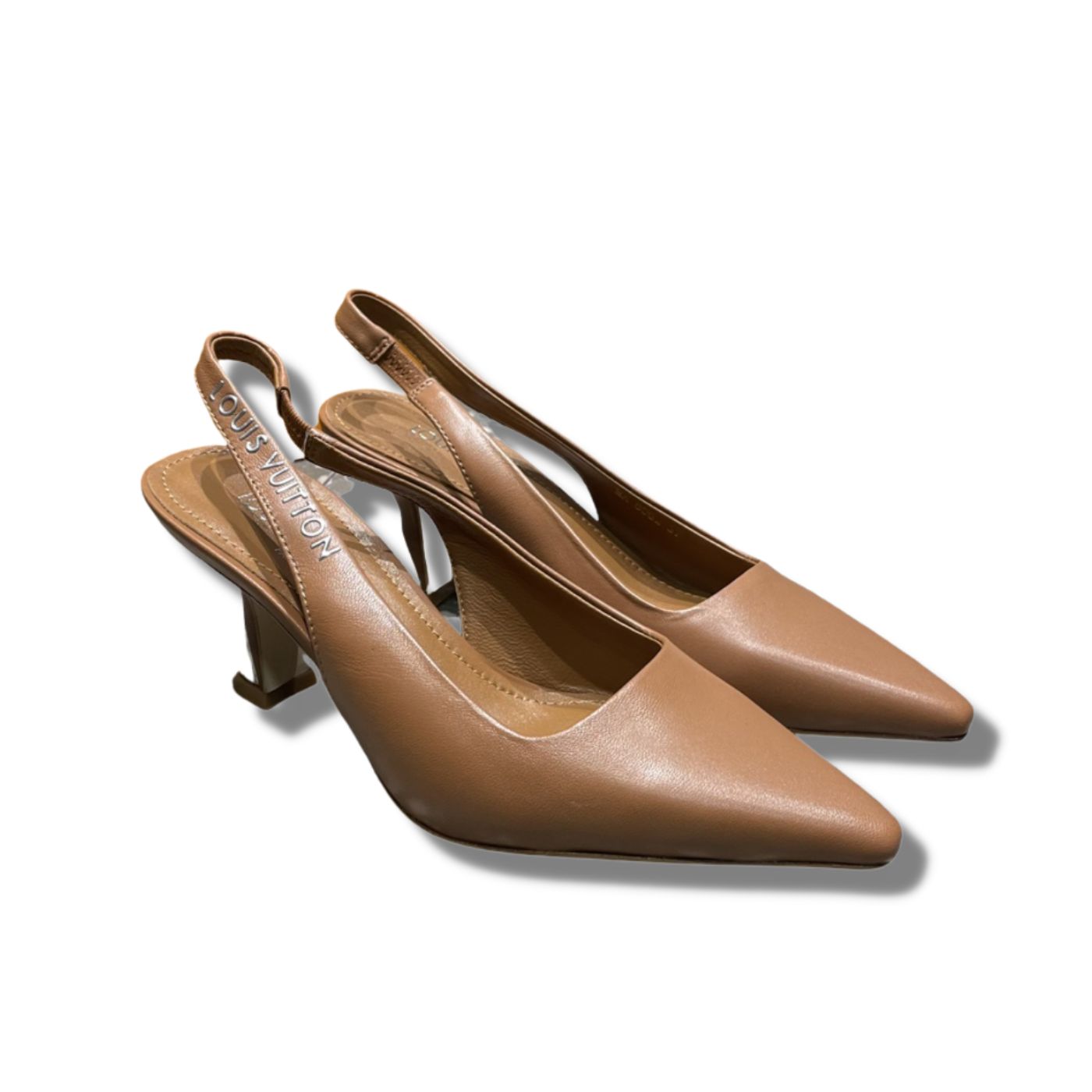 L0vis Vvtt0n Sparkle Slingback Pump Brown For Women