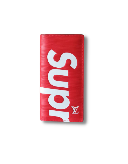 x Svp*me Brazza Wallet Red For Men 7.5in/19cm