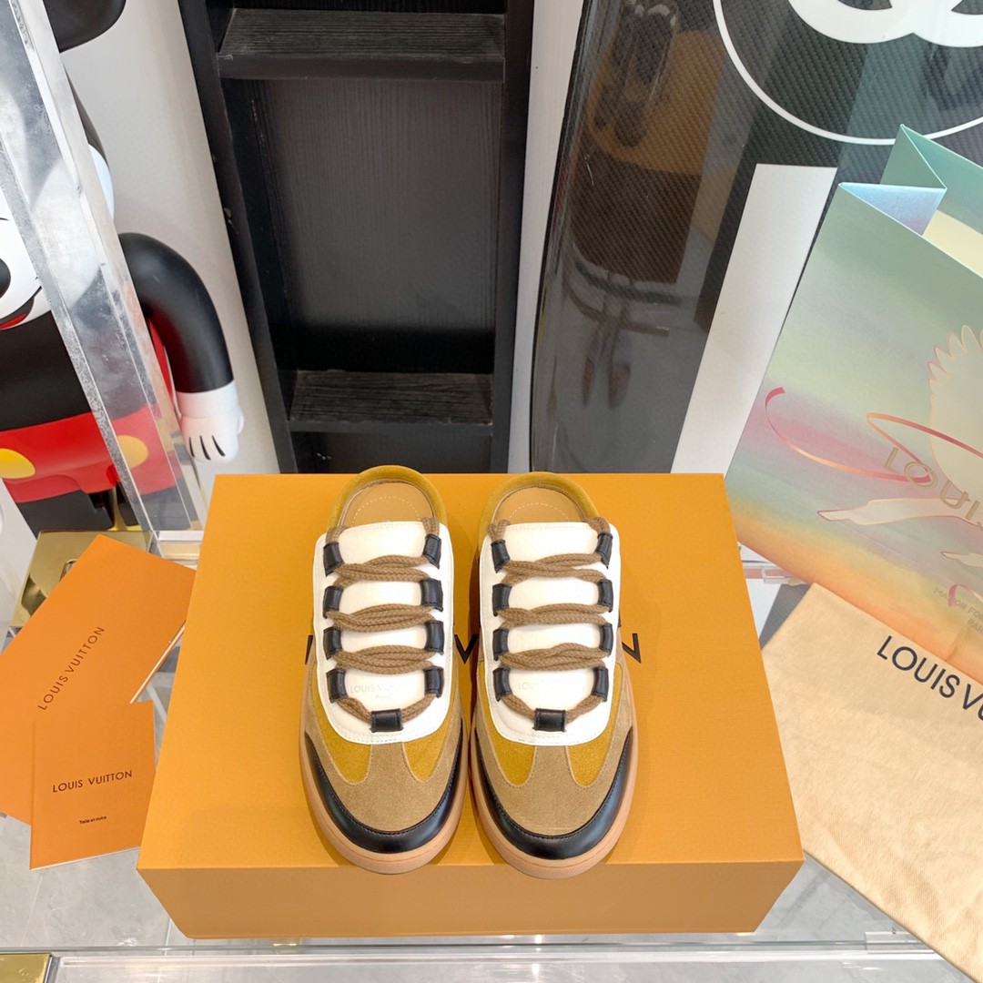 L0vis Vvtt0n Lous Sneaker Monogram Canvas Brown For Men