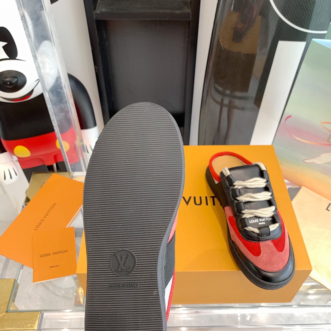 L0vis Vvtt0n Lous Sneaker Monogram Canvas Red For Men