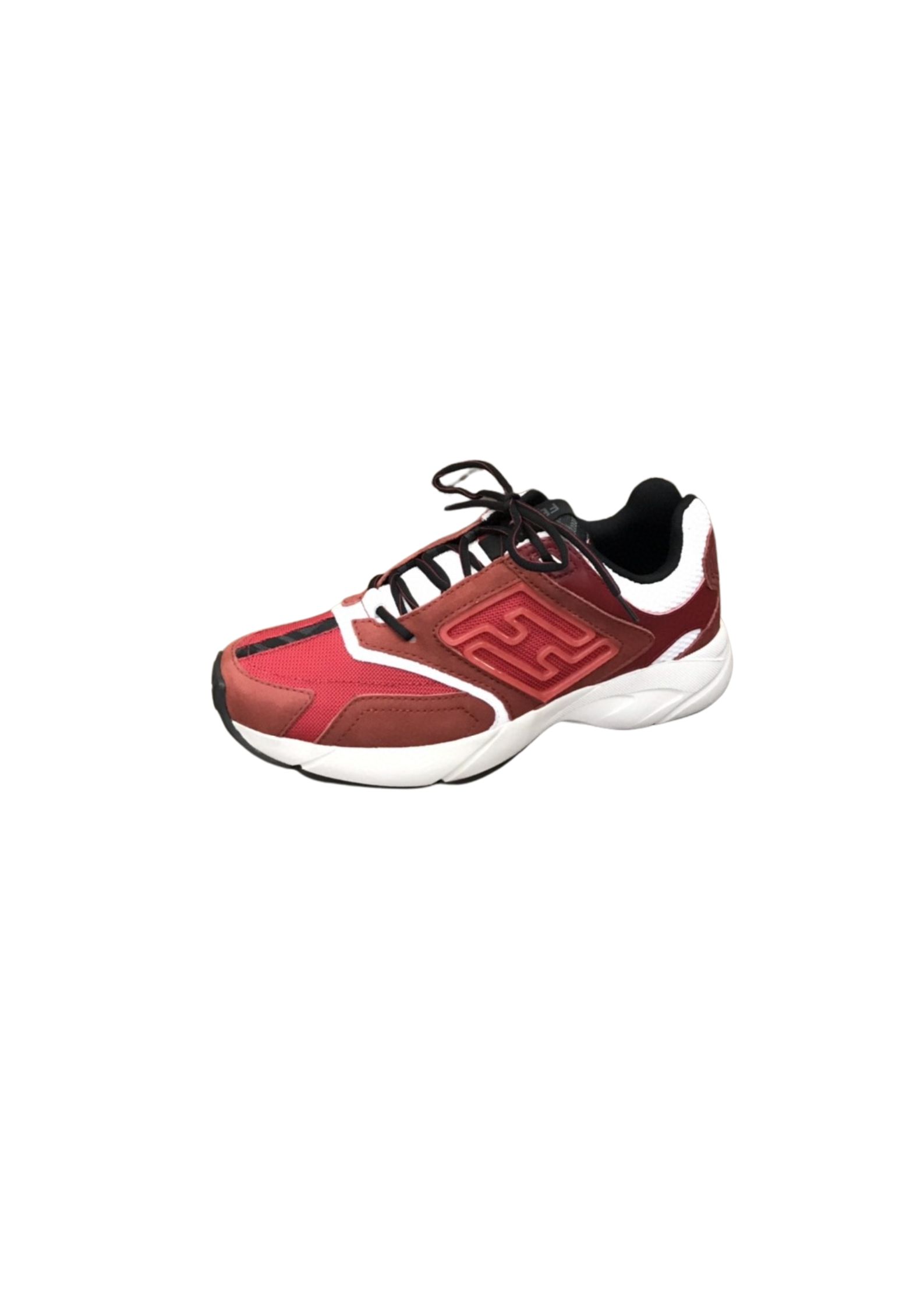 FD F**di Faster Trainers Sneakers Burgundy For Women 7E1555AKX6F1ICI