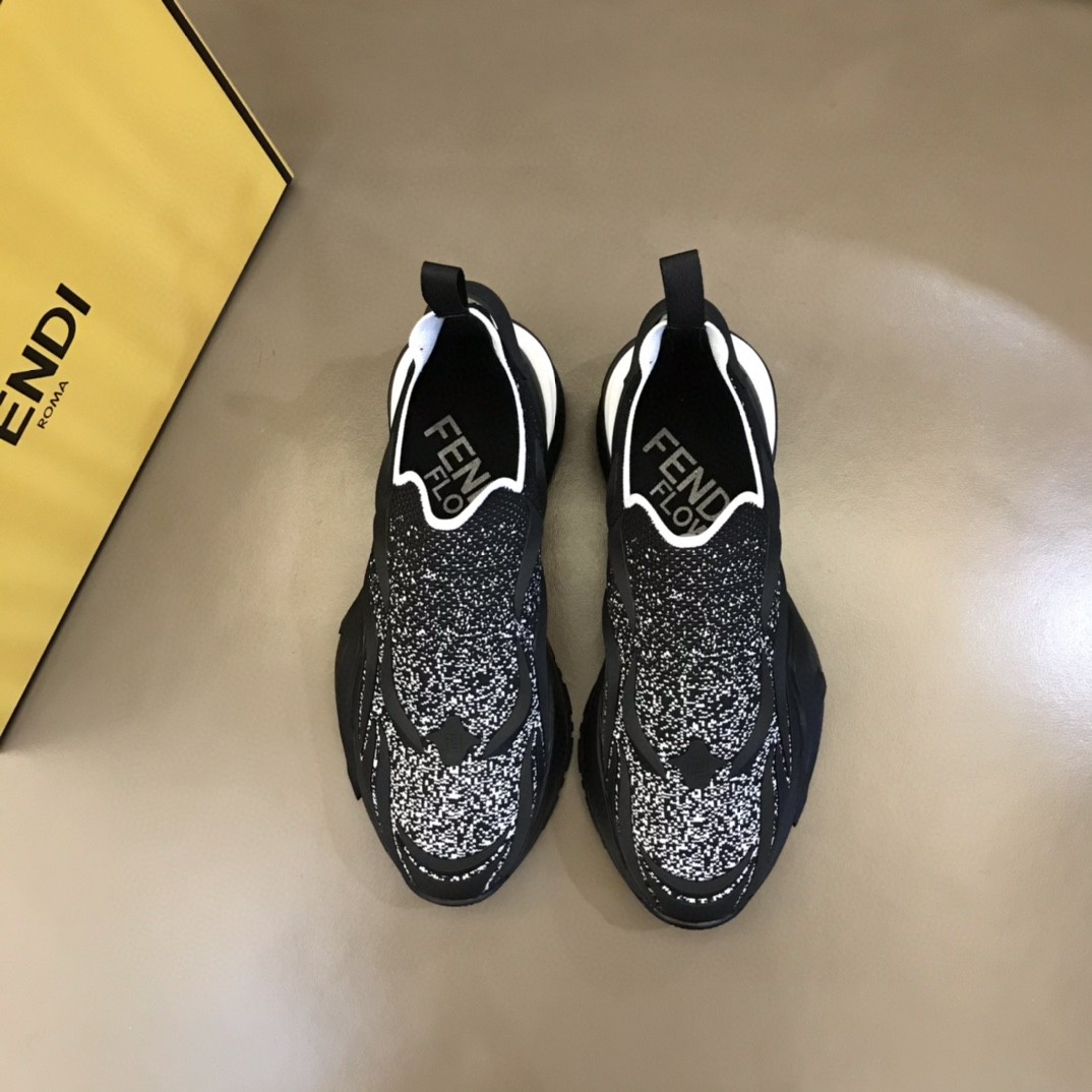 FD F**di Flow Running Sneakers Light Black For Women