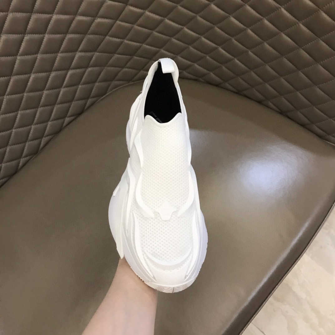 FD F**di Flow Running Sneakers White For Women 7E1504AHI8F0V4D