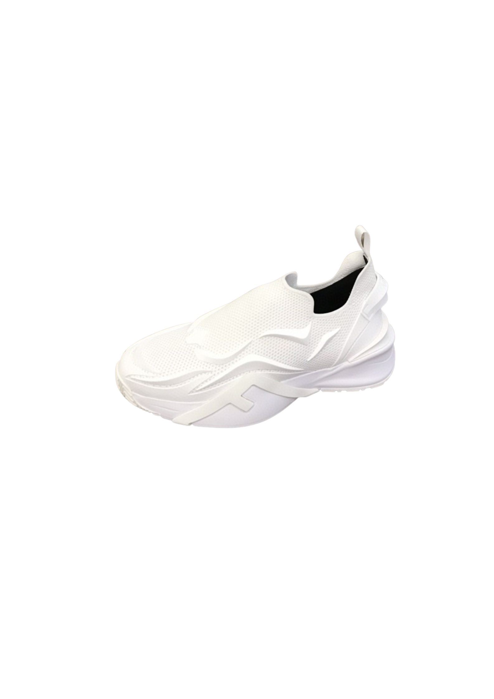 FD F**di Flow Running Sneakers White For Women 7E1504AHI8F0V4D