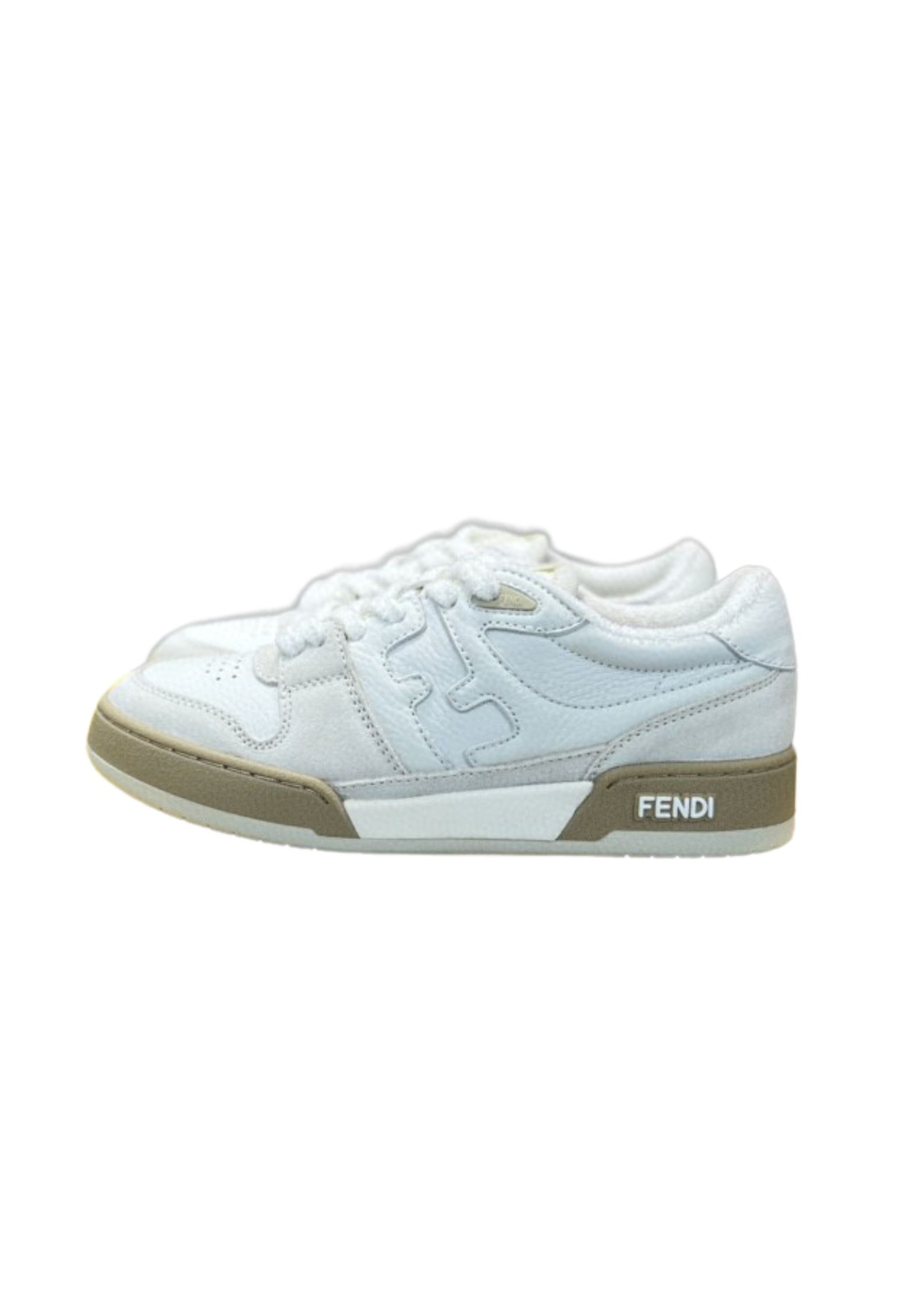 F**di FD F**di Match Low Tops Sneakers White For Women 8E8252AHH2F1FHS