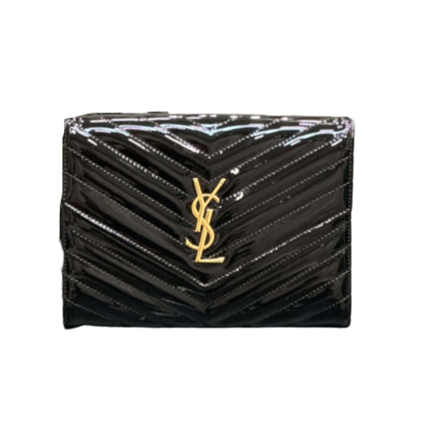 Sa1nt Lau*nt Cassandre Matelasse Black For Women‎ 8.3in/21cm