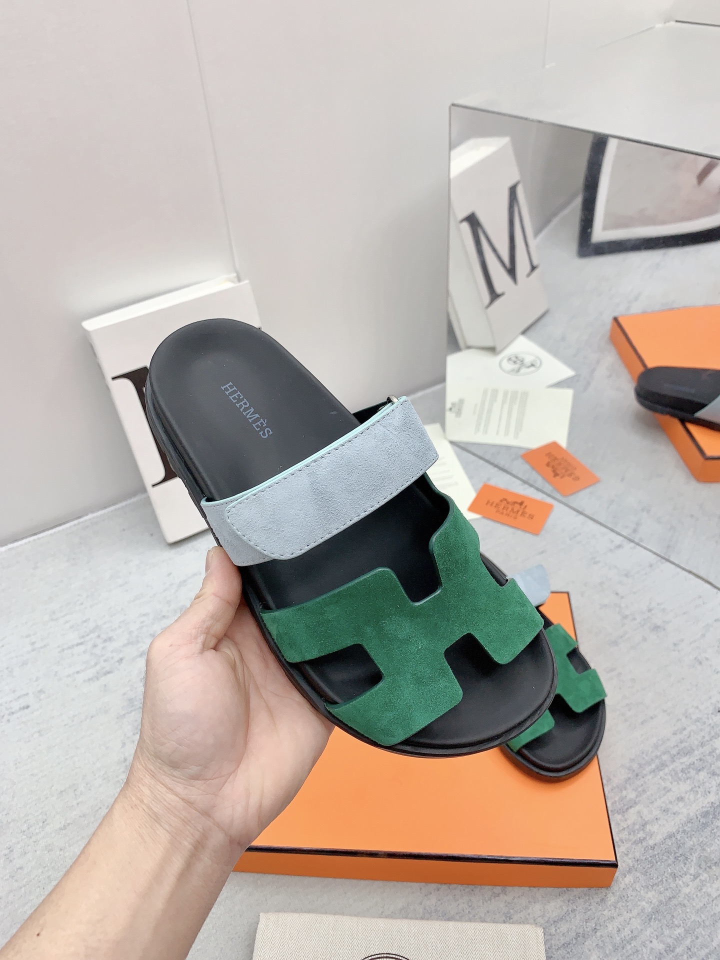 H**me5 Chypre Sandal Green/Blue For Men