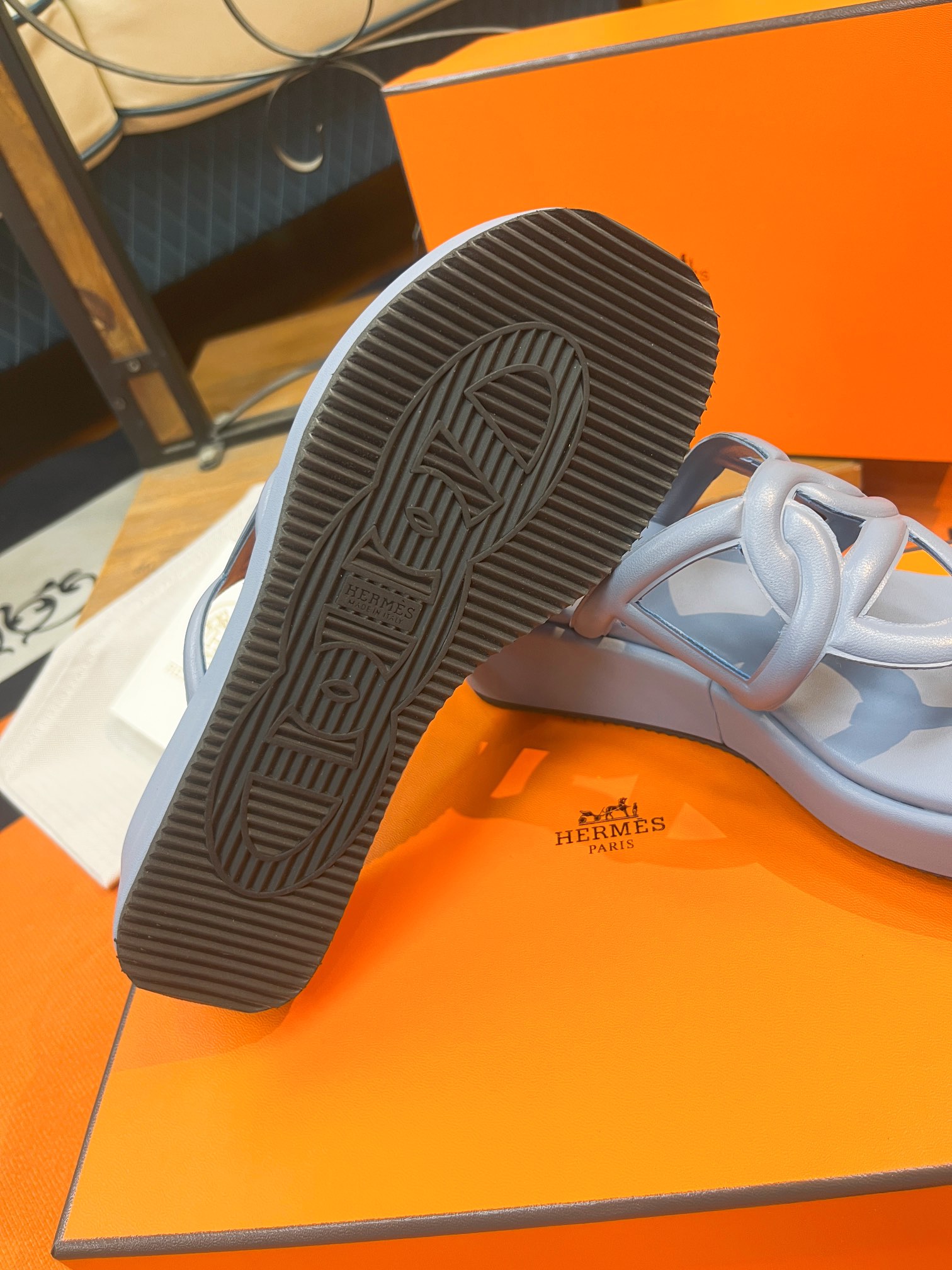 H**me5 Gipsy Sandal Blue For Women H231082Z 6A350