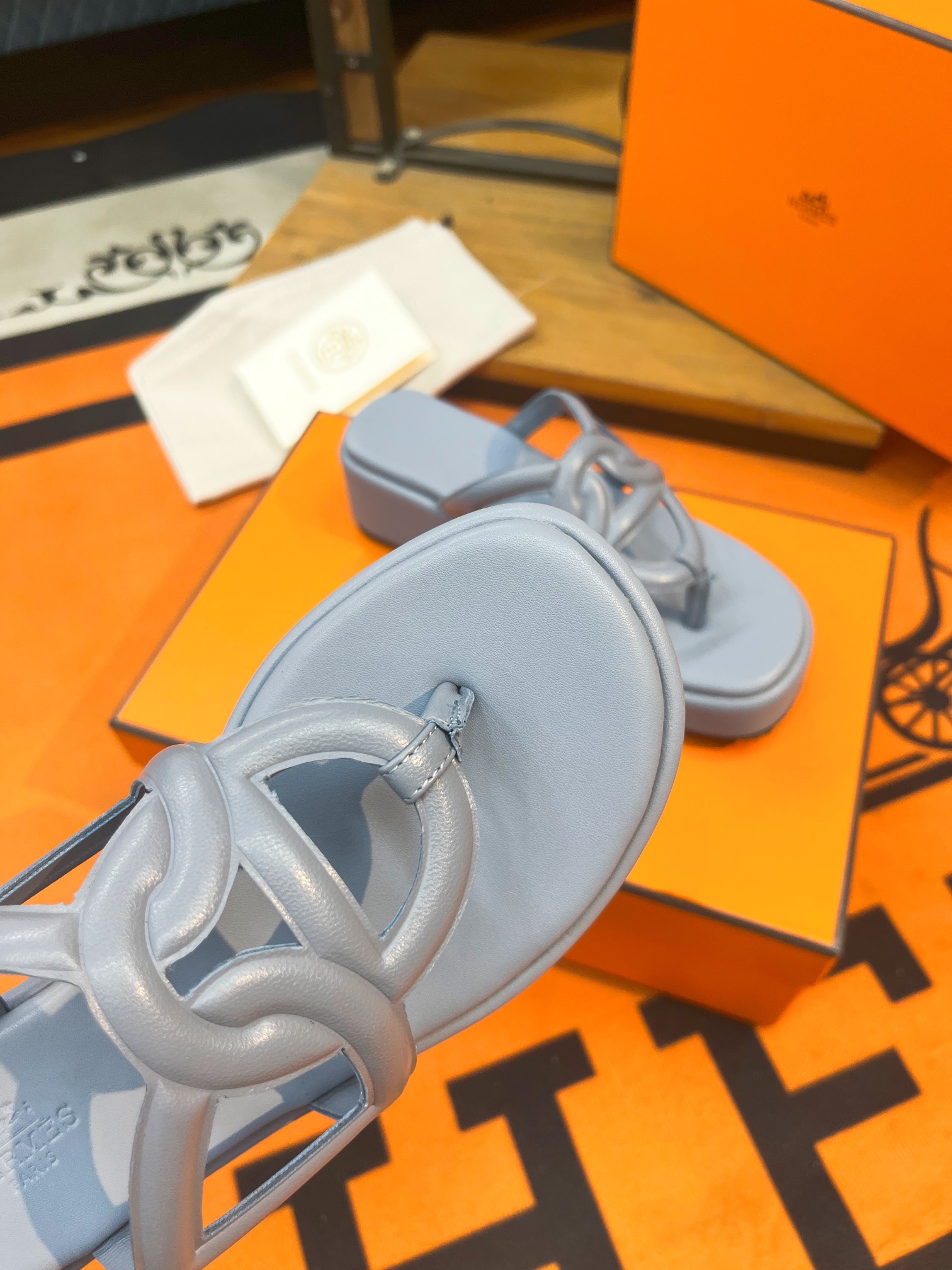 H**me5 Gipsy Sandal Blue For Women H231082Z 6A350