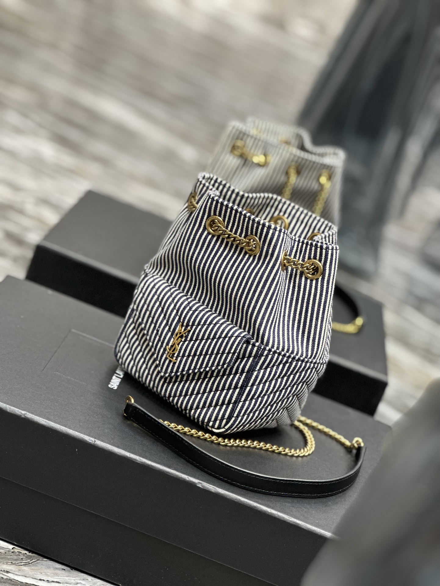 Sa1nt Lau*nt Joe Backpack Black For Women‎ 7.5in/19cm