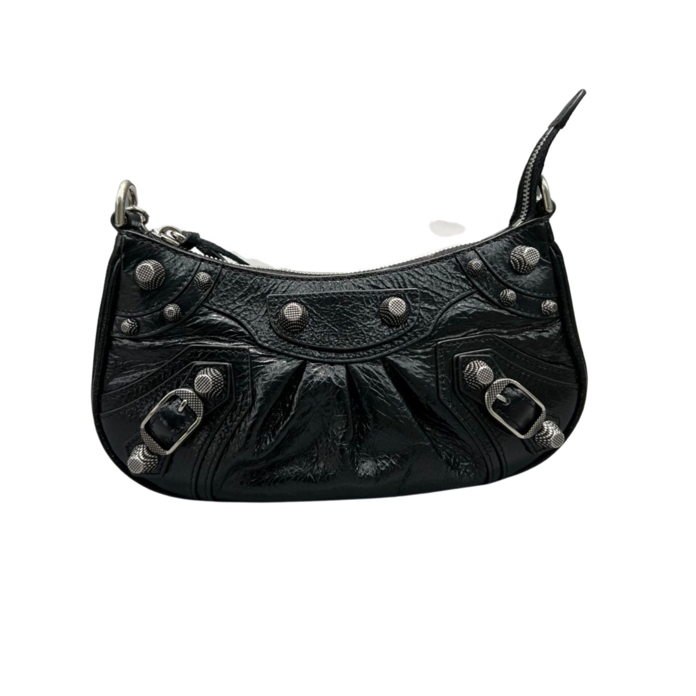 Ba1en*iaga Le Cagole Mini Bag Black/White/Pink For Women‎ 8.2in/20.8cm 6958141VG9Y1000