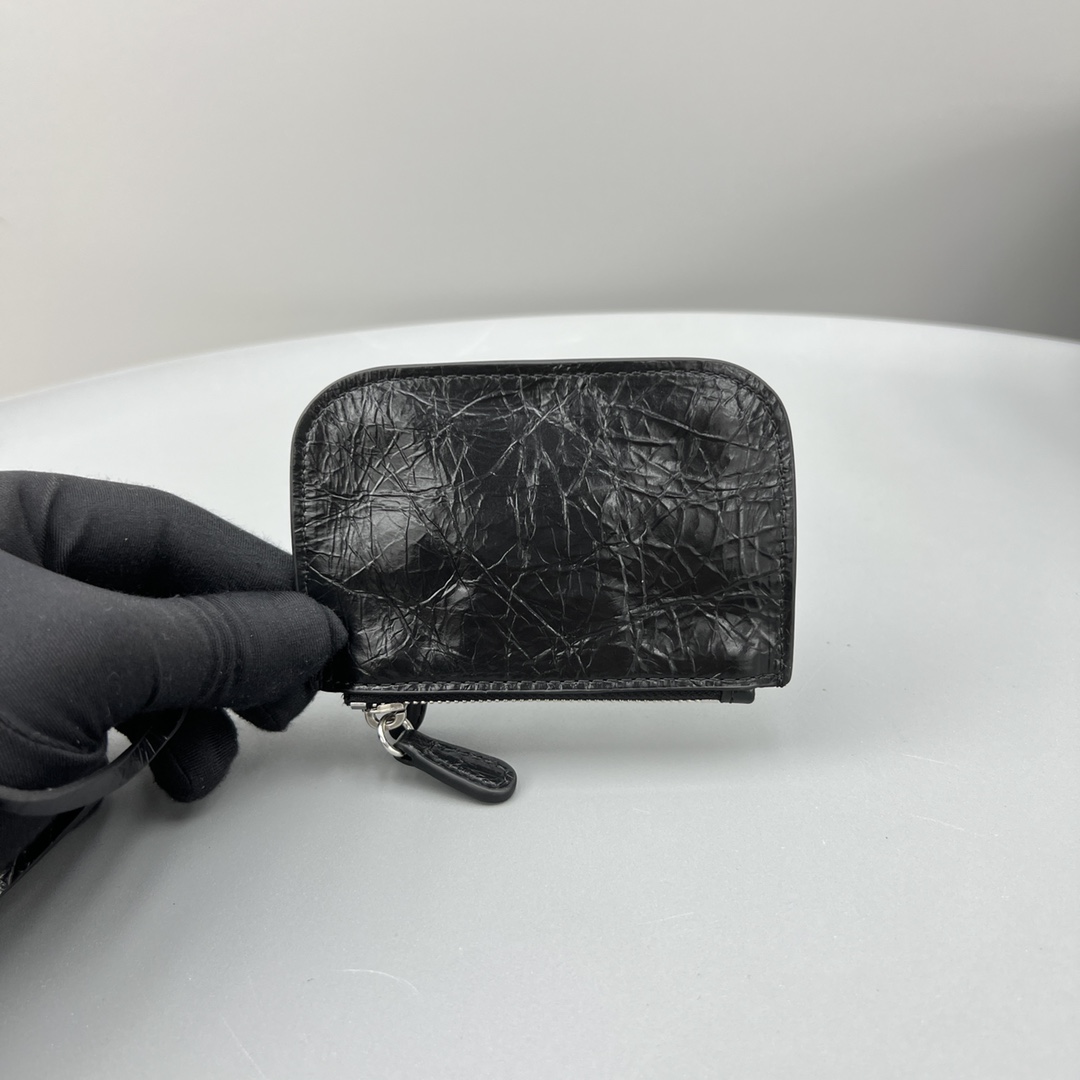 Ba1en*iaga Le Cagole XS Flap Bag Black For Women‎ 9.4in/24cm