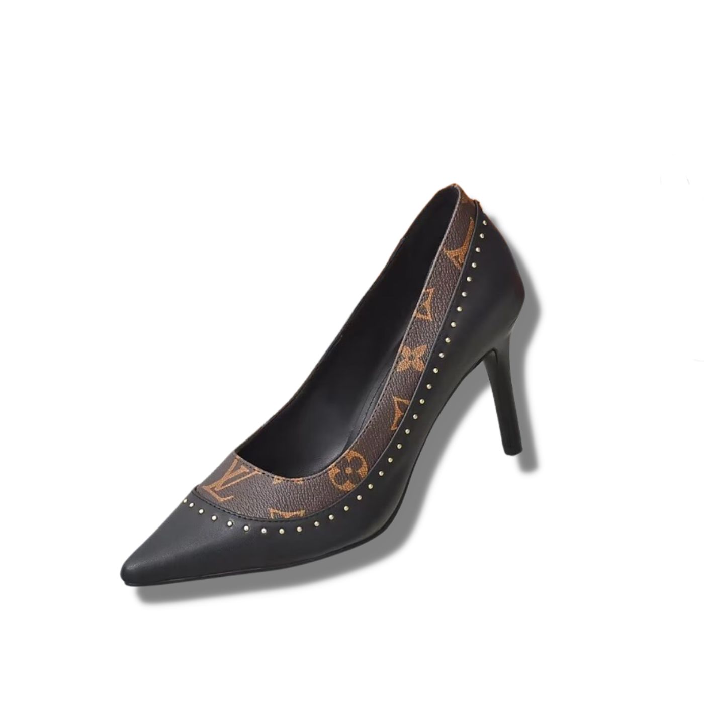 L0vis Vvtt0n Signature Pump Black For Women 9.5cm/3.7in 1AACFK