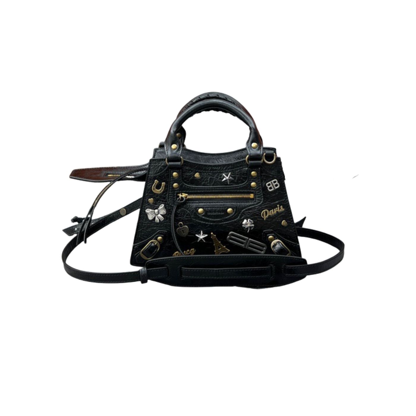 Ba1en*iaga Neo Cagole XS Handbag Black For Women‎ 10.2in/26cm