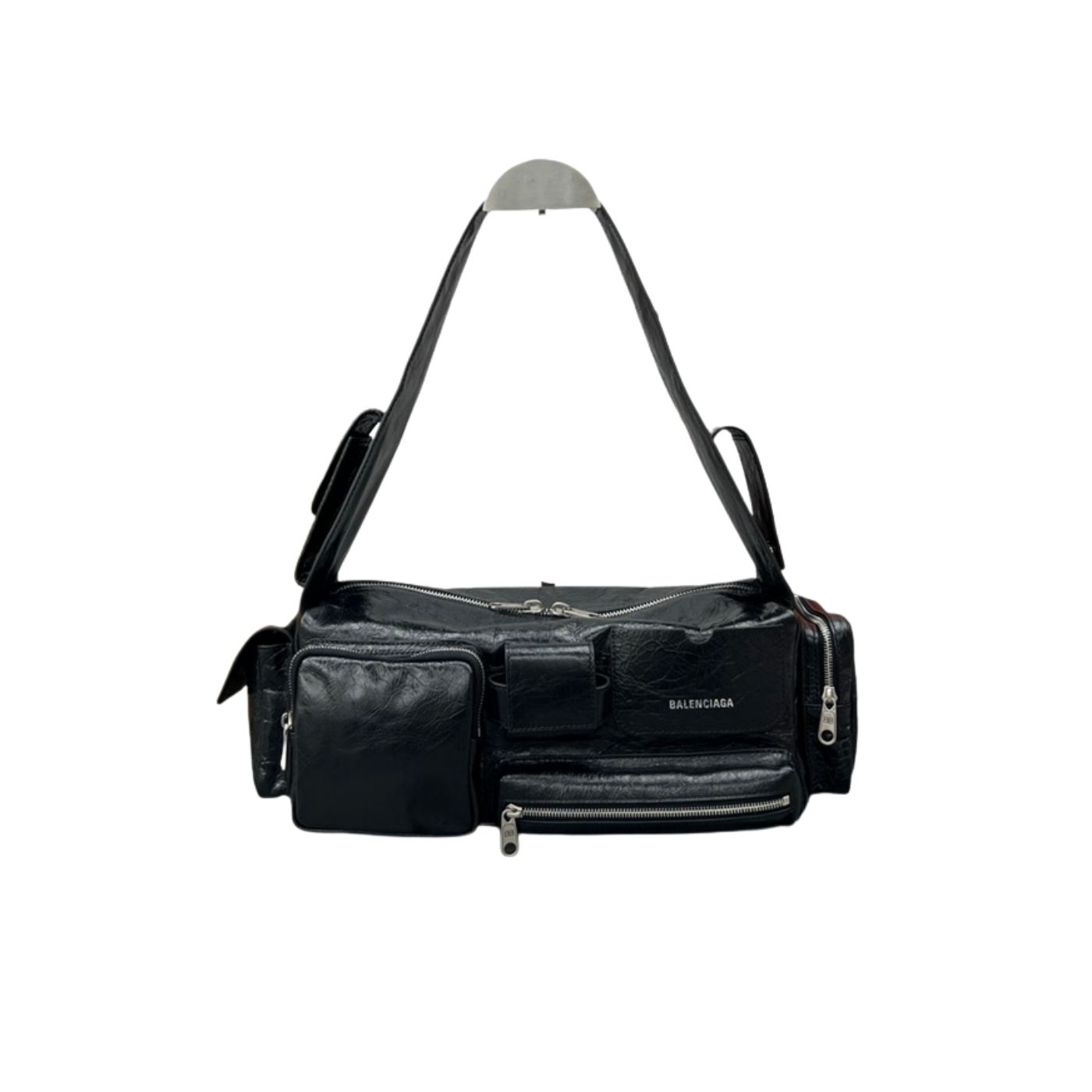 Ba1en*iaga S*perbusy Sling Bag Black For Women‎ 11.8in/30cm