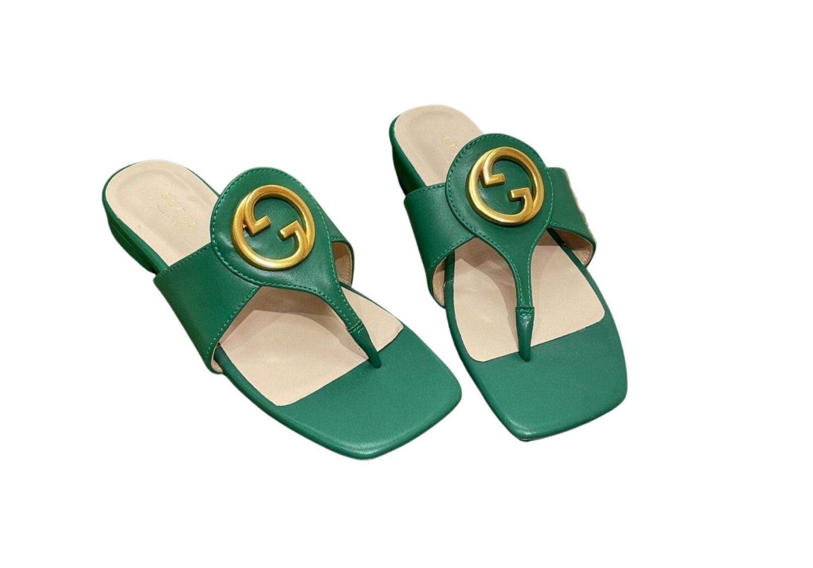 Gvc*1 Blondie Thong Sandal Green For Women ‎‎