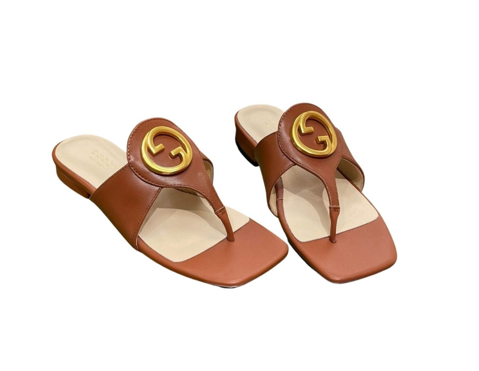 Gvc*1 Blondie Thong Sandal Brown For Women ‎‎