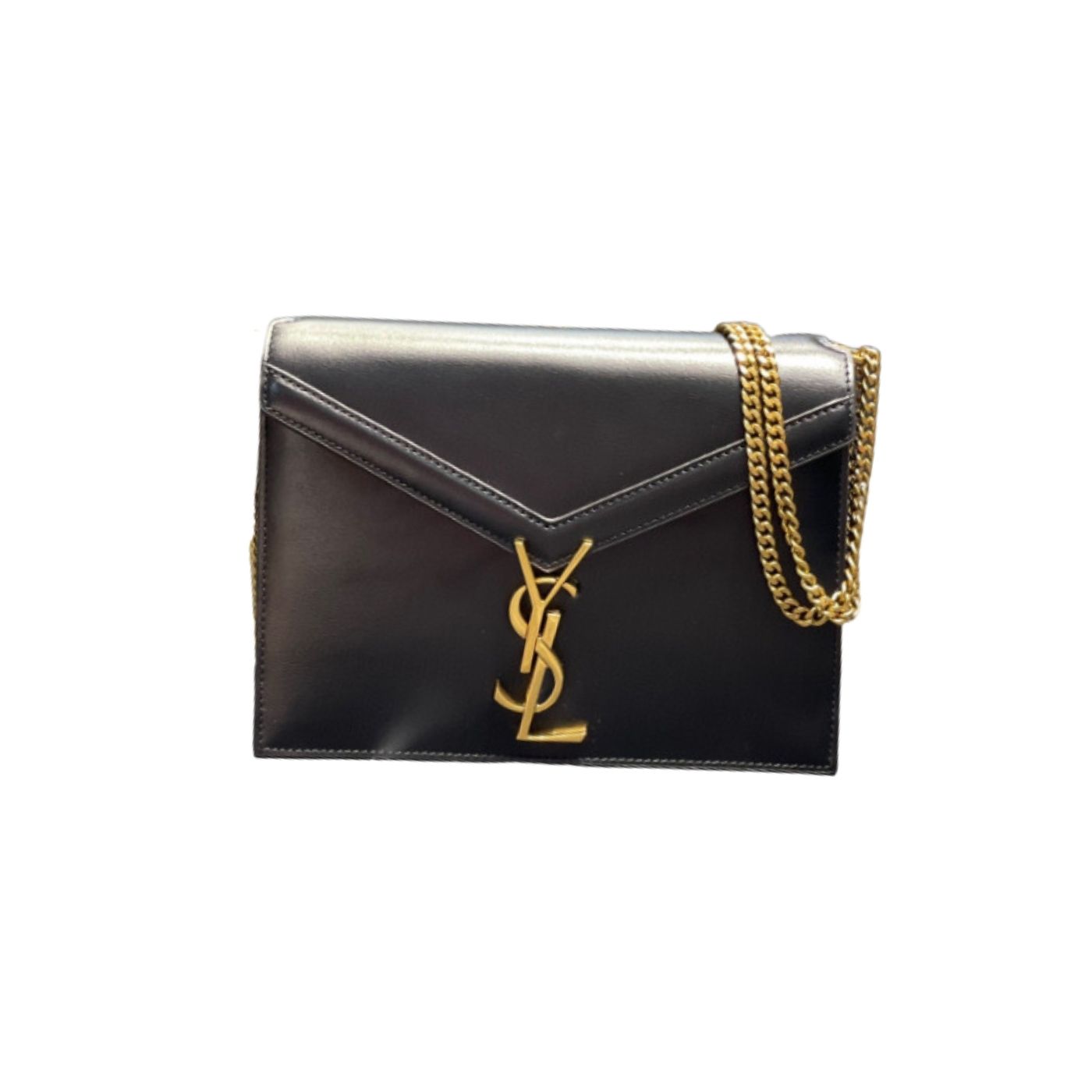 Sa1nt Lau*nt Cassandra Medium Chain Bag Black/White/Red/Green/Burgundy For Women‎ 8.6in/22cm