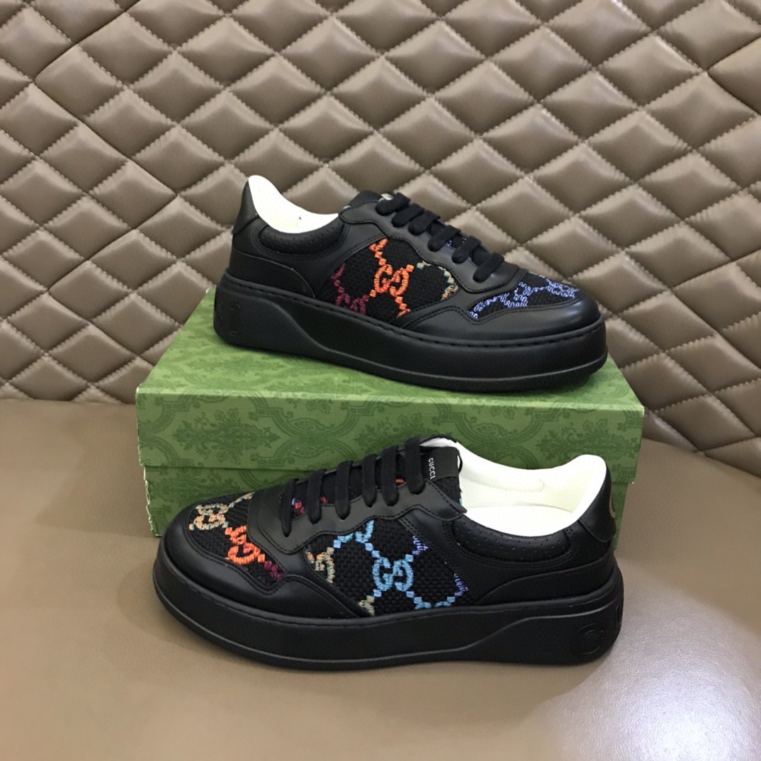 Gvc*1 GG Embossed Sneaker Black For Men