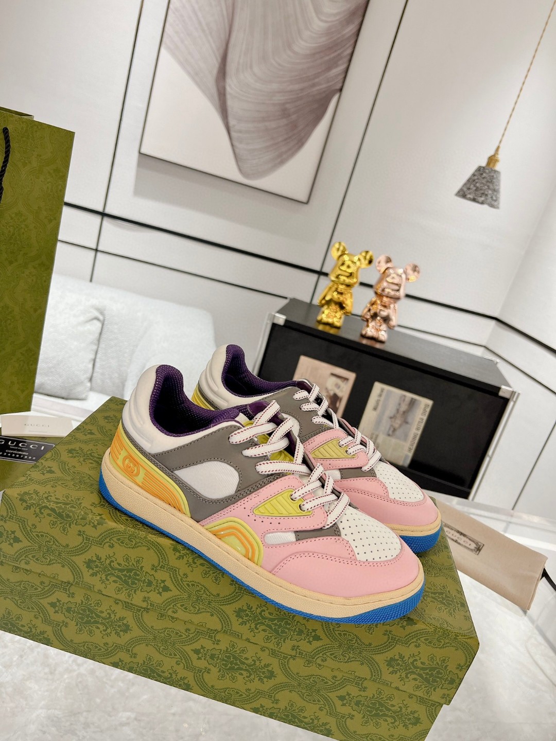 Gvc*1 Basket Sneaker Pink For Men