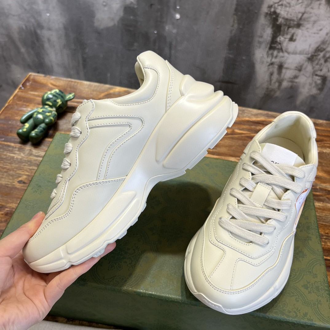 Gvc*1 Rhyton Sneaker With Animal Print White For Men