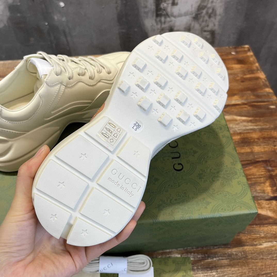 Gvc*1 Rhyton Sneaker With Animal Print White For Men 737521 DRW00 9522