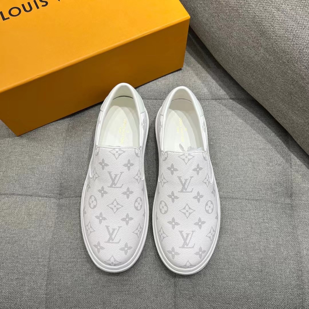 L0vis Vvtt0n Beverly Hills Slip On White For Men