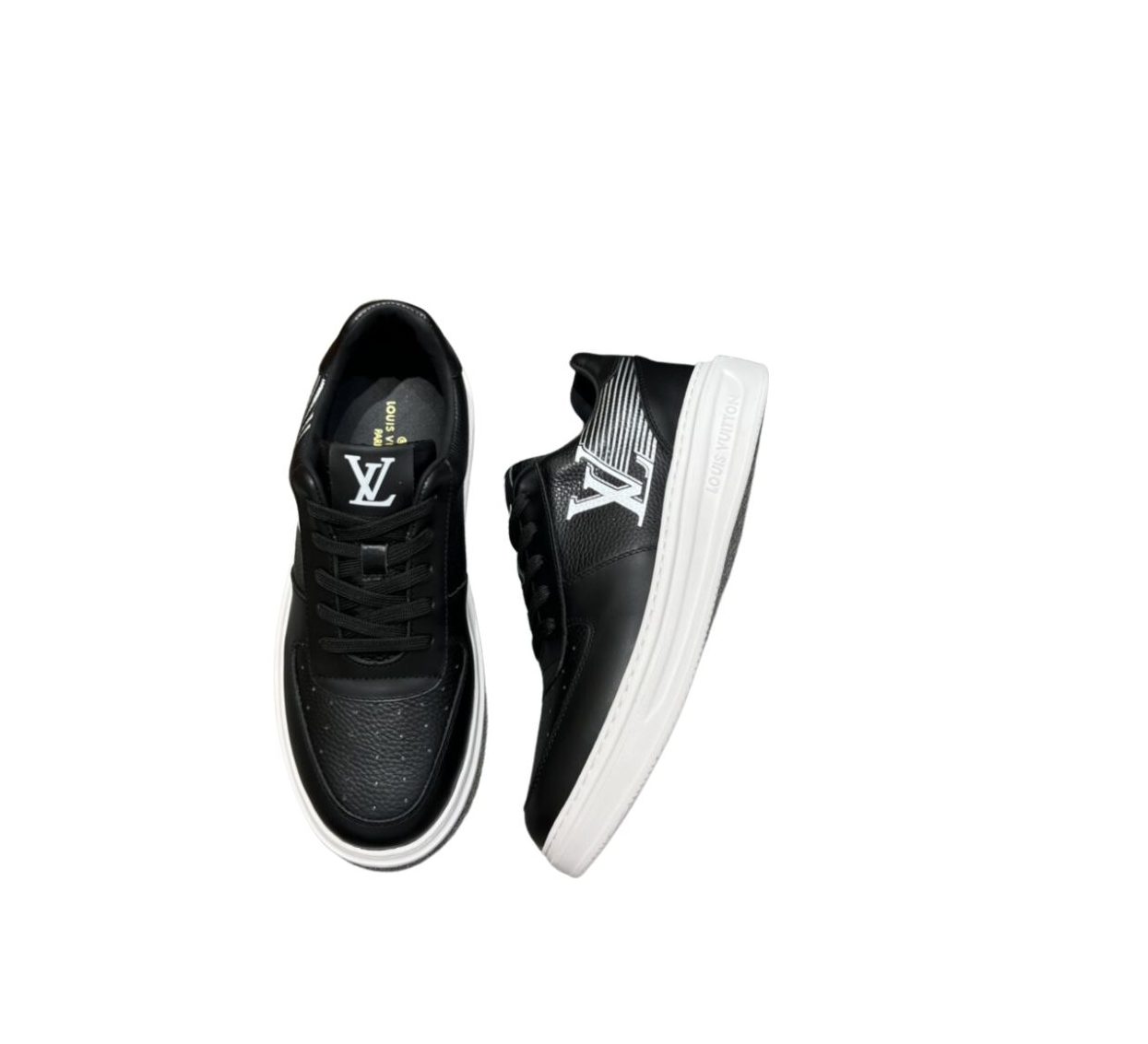 L0vis Vvtt0n LV Rivoli Sneaker Check Black For Men