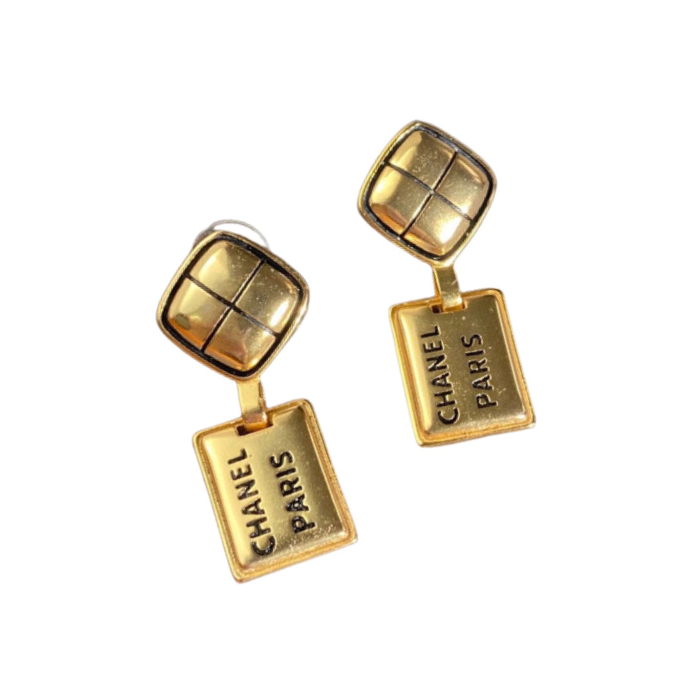 Ch**el Big-Name Earrings Gold For Women
