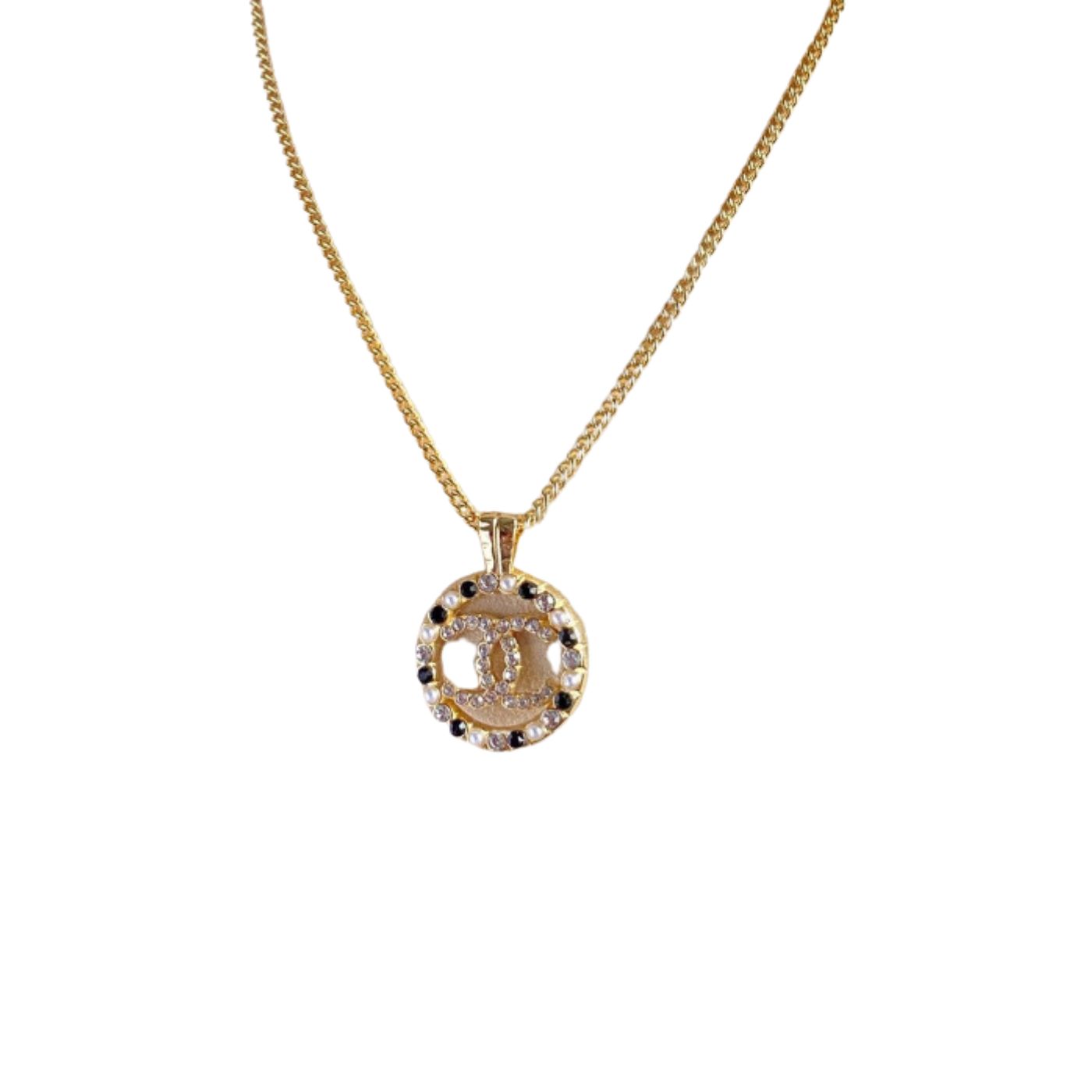 Ch**el CC Necklace Gold For Women