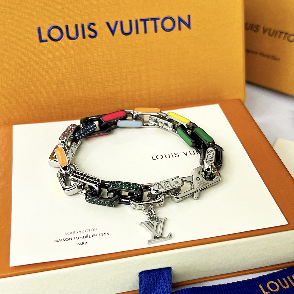 L0vis Vvtt0n Donkey’s Paradise Chain Bracelet Multicolor For Women