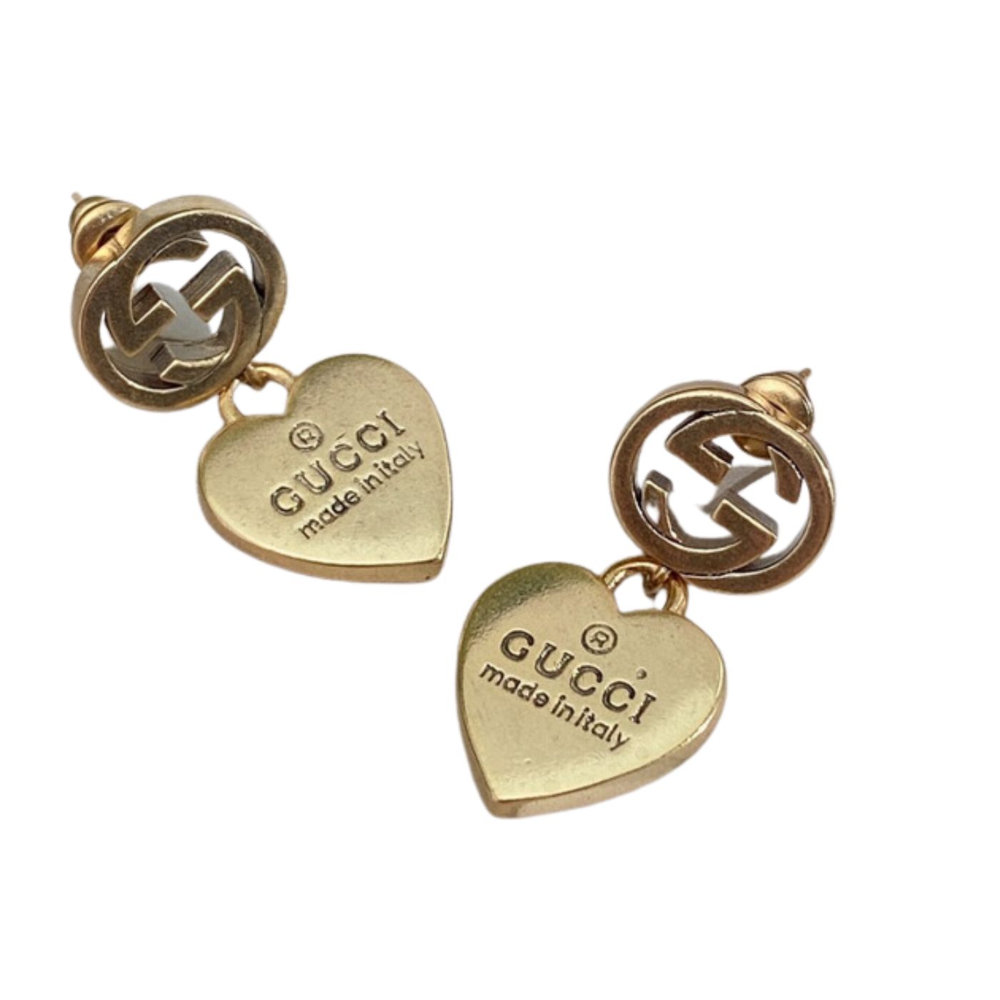 Gvc*1 Double G Earrings Gold For Women