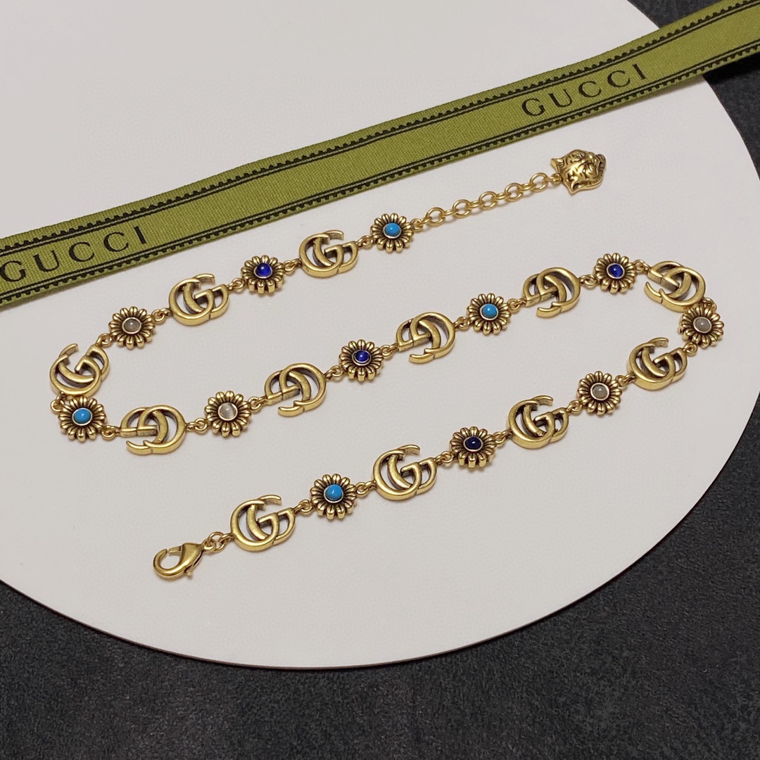 Gvc*1 Double G Necklace Gold For Women