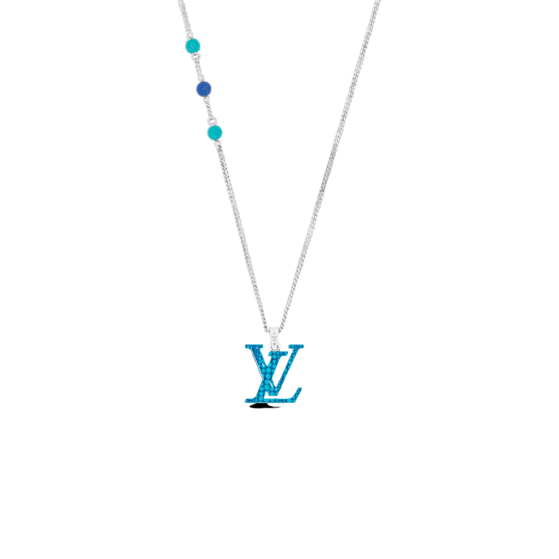 L0vis Vvtt0n LV x YK LV Pumpkin Pendant Blue For Men M01093