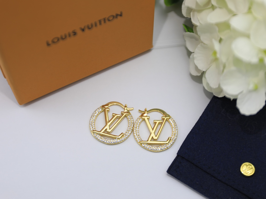 L0vis Vvtt0n L0vise By Night Earrings Gold Tone For Women