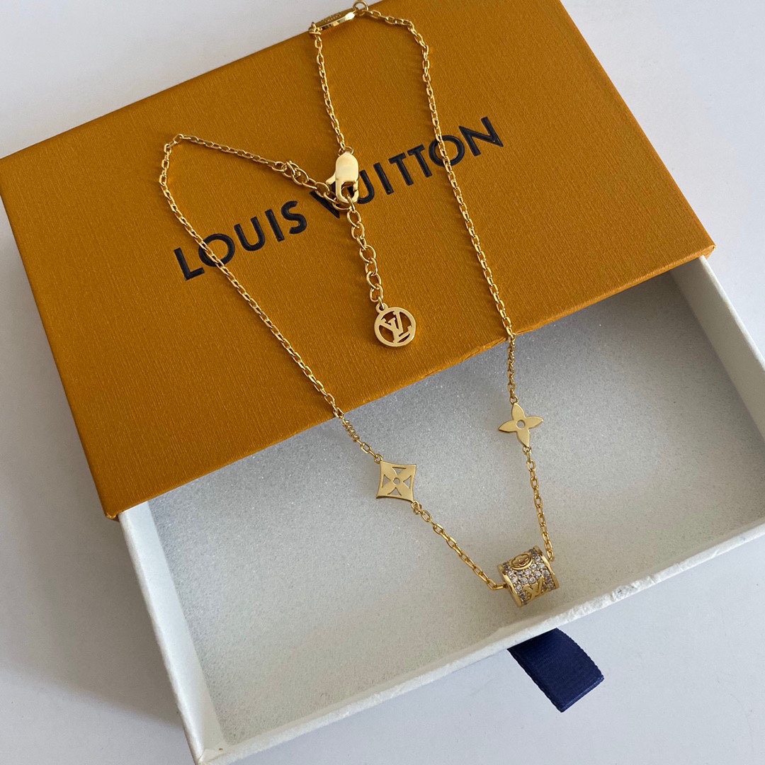 L0vis Vvtt0n Necklace Gold For Women