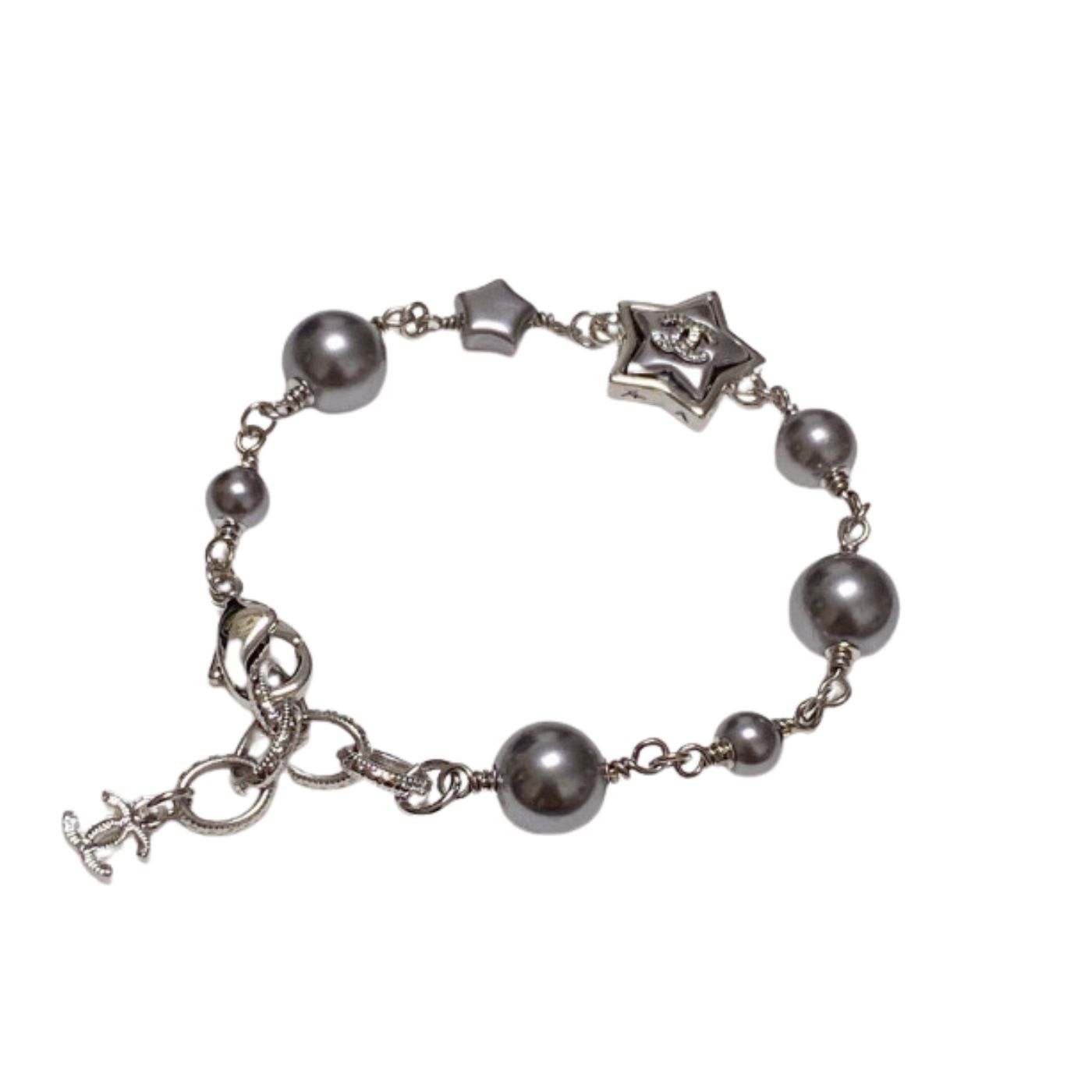 Ch**el Pentagram Bracelet Silver For Women