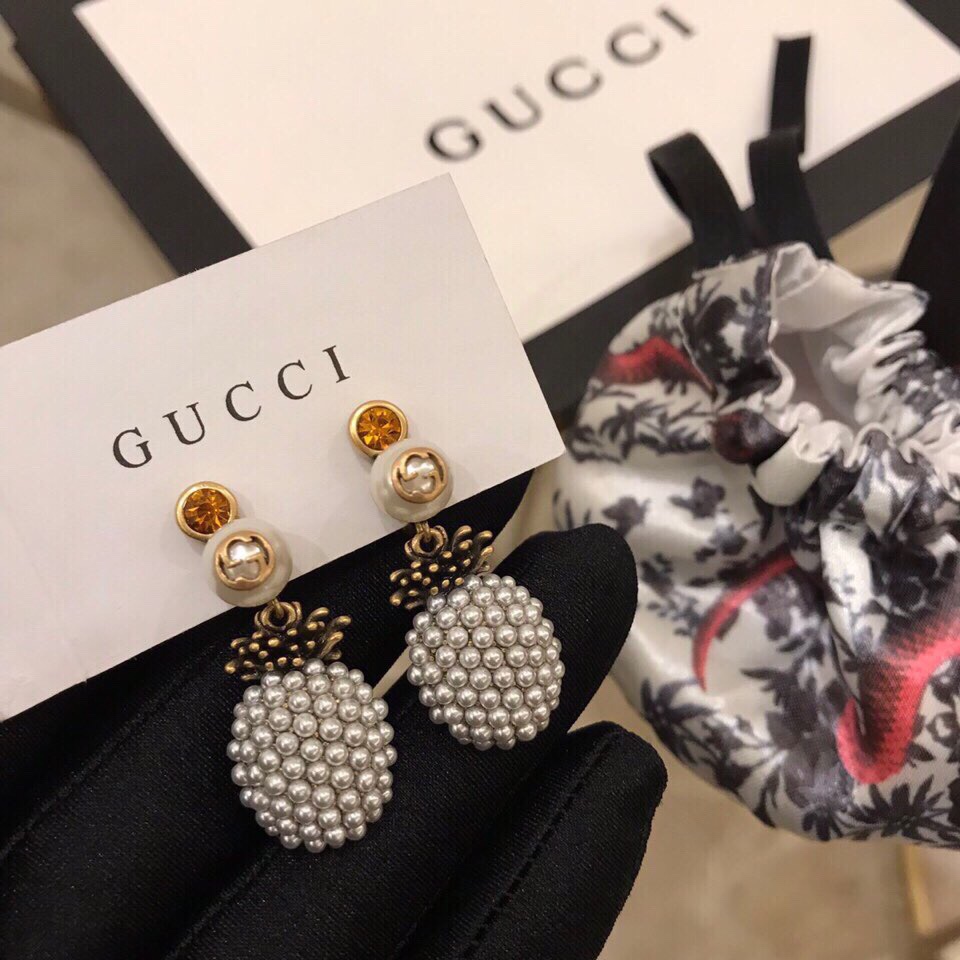 Gvc*1 Pineapple Earrings Gold For Women