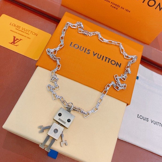 L0vis Vvtt0n Star Necklace Silver For Women