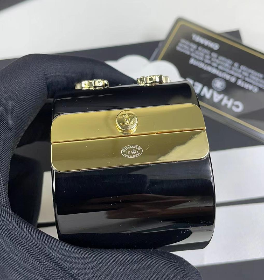 Ch**el Bracelet Black For Women