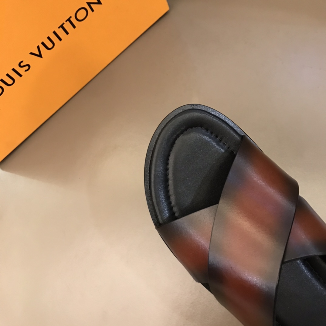 L0vis Vvtt0n LV Oasis Mule Brown For Men