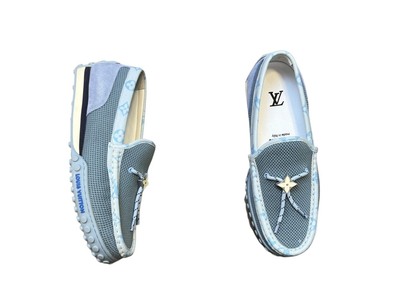 L0vis Vvtt0n LV Racer Moccasin Blue For Men