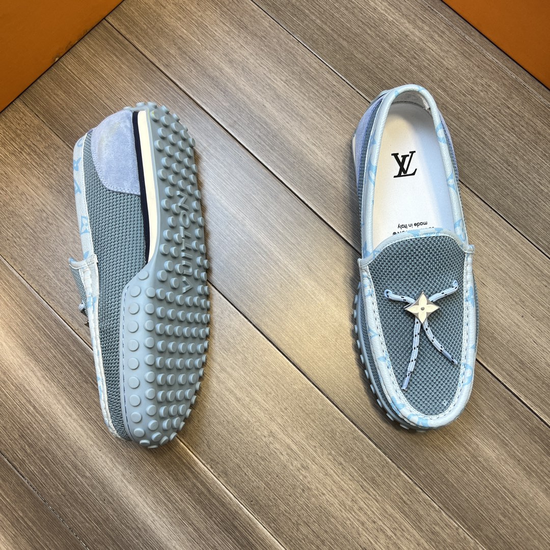 L0vis Vvtt0n LV Racer Moccasin Blue For Men