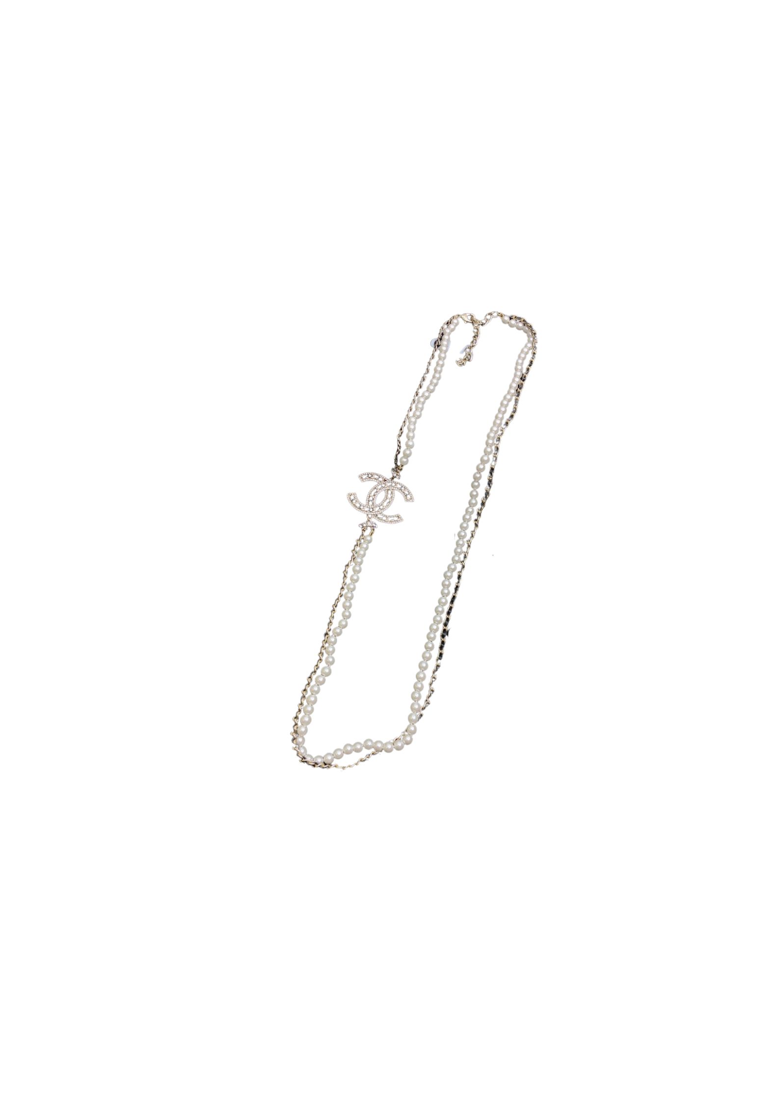 Ch**el Pearl Necklaces White And Black For Women